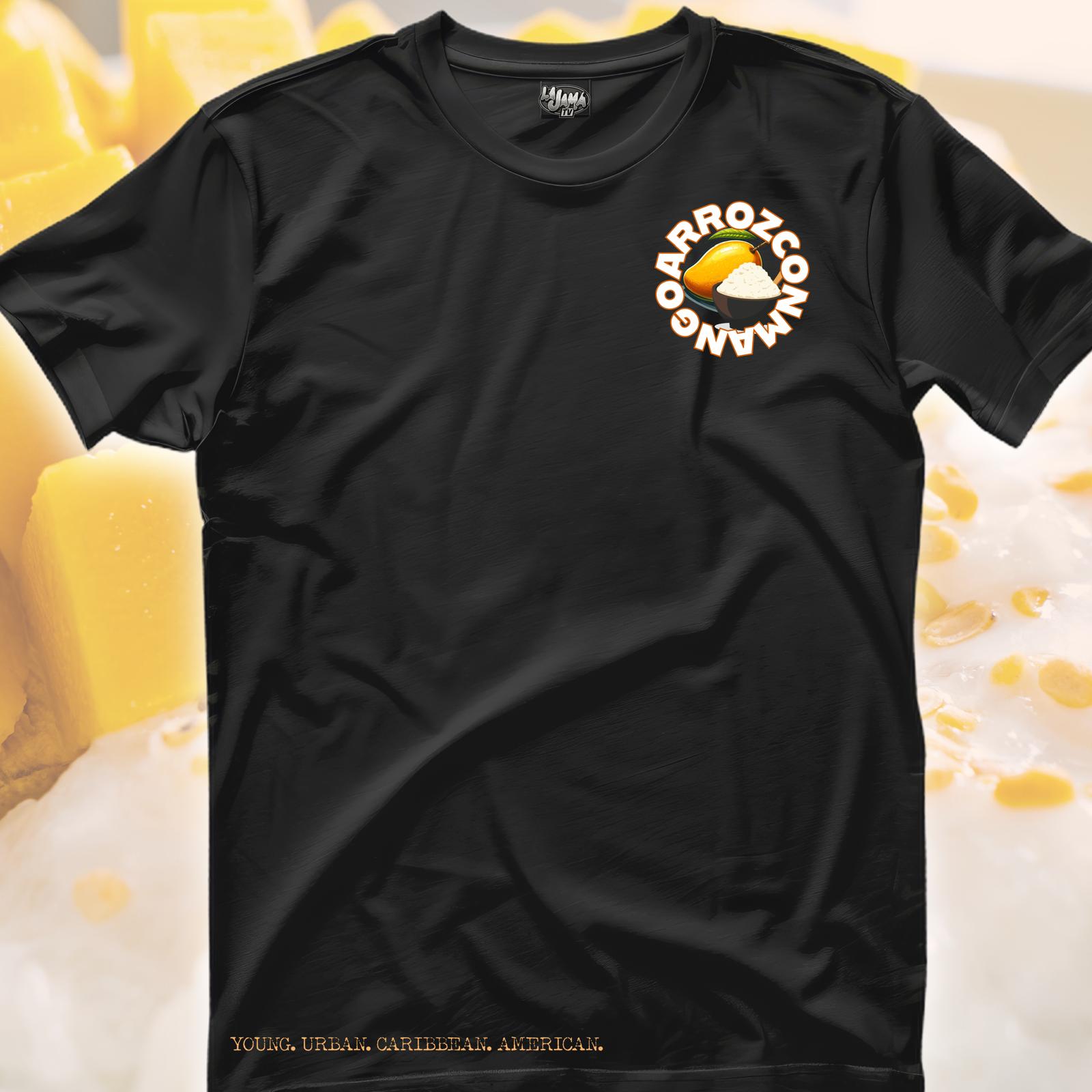*NEW! Y.U.C.A. Arroz con Mango Black T-Shirt